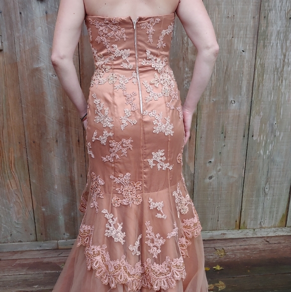 Tiffany Strapless Formal Gown - Picture 2 of 8